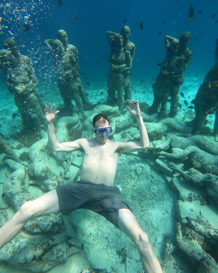 Snorkelling Gili Trawangan, Gili Air & Gili Meno from Lombok - Gili Meno Underwater Statues: Snorkeling With Story-Driven Reef Views