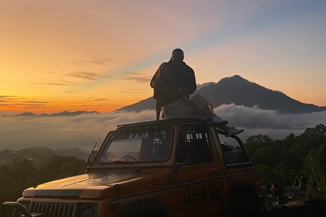 Sunrise + Jeep + Photographer - The Volcanic Morning: Black Lava and Sand Stop
