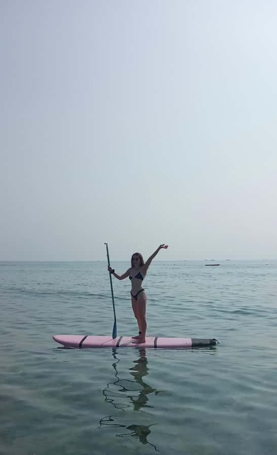 Sunrise Stand Up Paddle Board With Drone Shoot - What’s included with your SUP, lesson, and waterproof gear
