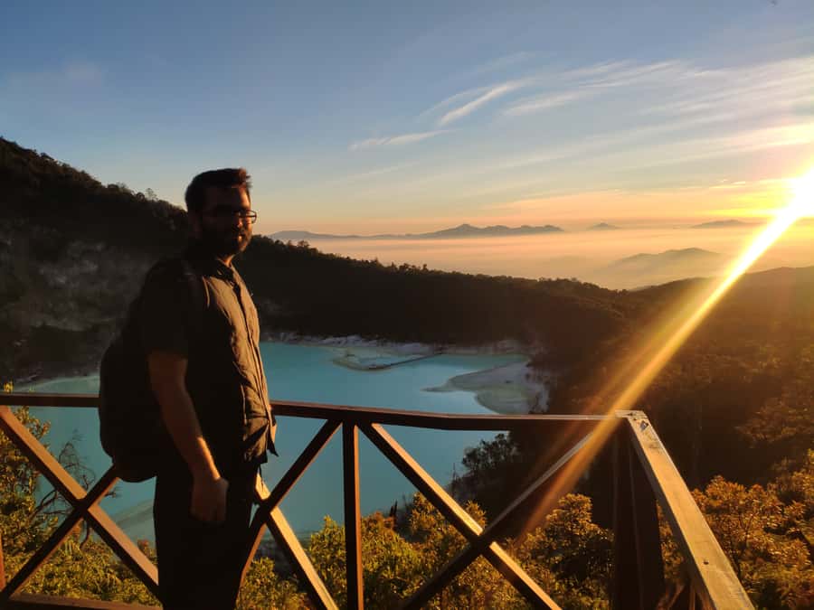 Sunrise Sunan Ibu,Kawah Putih,Volcano,Tea factory,Hot spring - Kawah Putih: crater views and the mud bath that actually feels fun