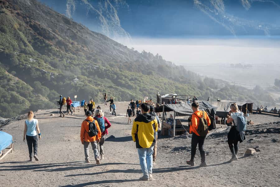 Surabaya/Malang/Probolinggo: 2D1N Bromo Ijen W/Bali Drop-off - Ijen volcano night hike: blue fire, crater lake sunrise, and sulfur miners