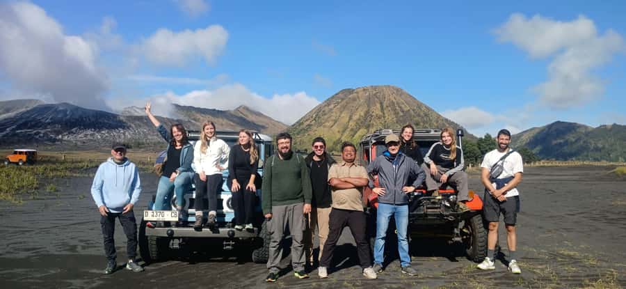 Surabaya: Tumpak Sewu Waterfall, Bromo and Ijen Shared Tour - Bromo sunrise and the crater rim: the Sea of Sand gets under your skin