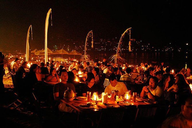 Tanah Lot and Uluwatu Temple Tour Including Seafood Dinner at Jimbaran Beach - Kecak and Fire Dance: sunset drums with a 300-meter walk