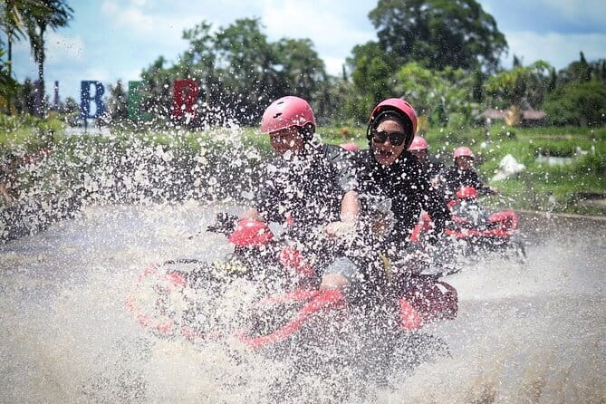 Thrilling Off Road Adventure Explore Nature with ATV With Lunch - Getting geared up at Kuber Bali Adventure