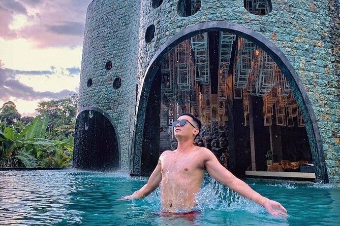 Tlaga Singha Infinity Pool, Jungle swing & Rice Terrace Trip - Stop 1: Tegalalang Rice Terrace and the subak irrigation view
