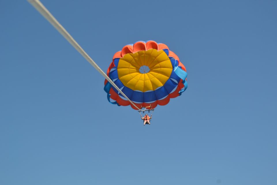 Triple Package Self Drive Jet Ski, Banana & Parasailing - Banana boat ride: splashy laughs on a donut or big banana