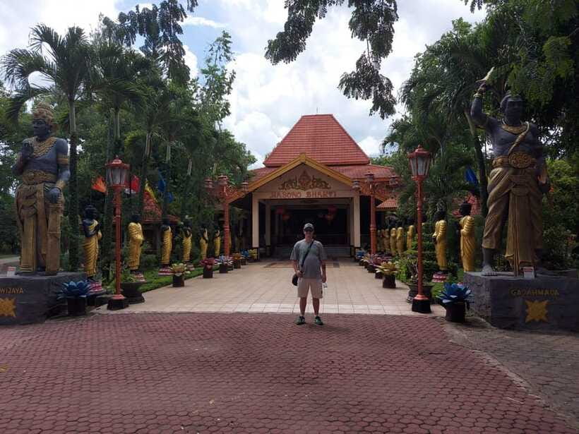 Trowulan Tour Ruin of Majapahit Kingdom - Candi Brahu dan Gentong: the stepped pyramid twist