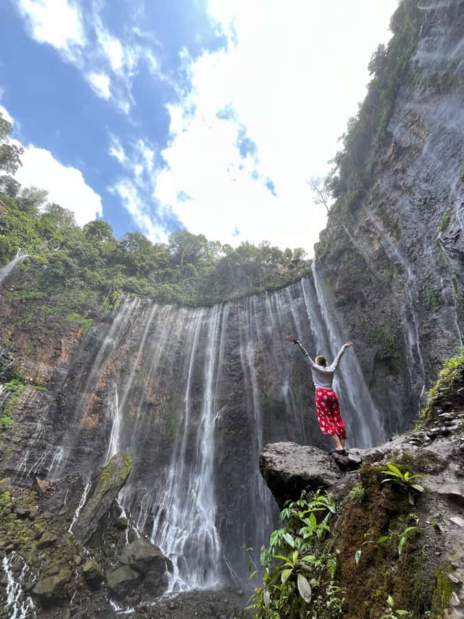 Tumpak Sewu Tour start from Malang - 1D - Telaga Biru and Goa Tetes: The Cave Waterfall Side of the Day