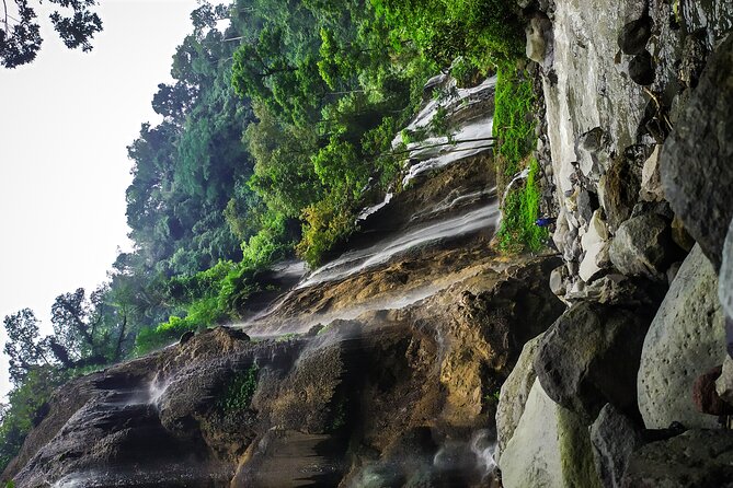 Tumpak Sewu Waterfalls - What You’re Seeing: 120 Meters of Mist With Semeru in the Background