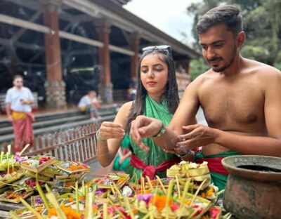 Ubud: Alas Harum, Tirta Empul, Tukad cepung, Dedari - Alas Harum: rice terraces, fruit vibes, and the swing you can skip (or pay for)