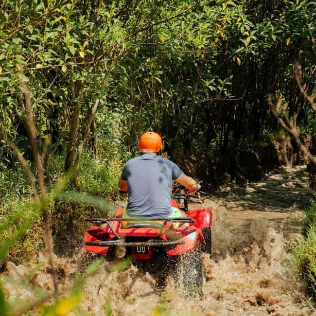 Ubud: ATV Bike Tour Kingkong Temple Cave,Waterfall-Free pool - ATV in Ubud: 90 minutes of Singapadu dirt roads and Kingkong Cave