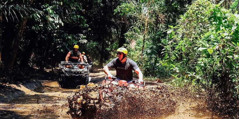Ubud: ATV Quad Bike and Jungle Swing with Waterfall Tour - Pertiwi Quad Adventure: Mud, Rice Paddies, Tunnels, and a Drift Zone