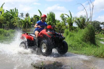 Ubud: ATV Quad Bike through river, rice fields & waterfall - Safety Gear, Briefing, and ATV Control in Plain Language