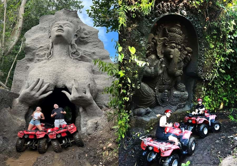 Ubud: ATV Quad Bike through river, rice fields & waterfall - Infinity Pool Time: Swim, Cool Down, and Actually Enjoy the View