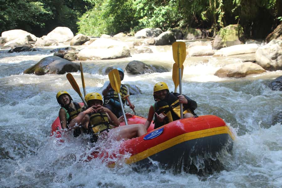 Ubud ATV &Water rafting - ATV Practice at Singakerta Village: Ride First, Panic Later