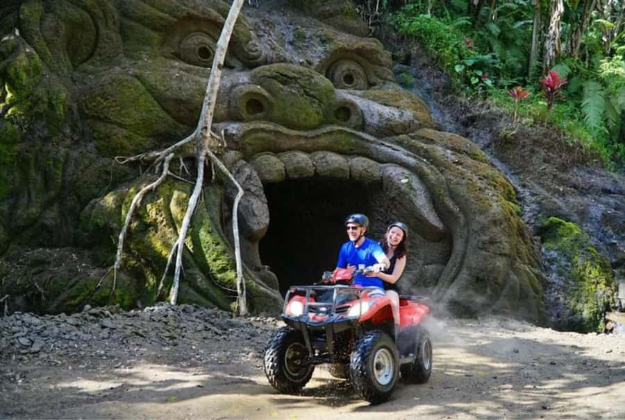 Ubud Bali ATV Alasan Adventure Gorila Cave & Cretya Pool Bar - Guide, Group, and ATV Handling: Why Your Experience Can Feel Different