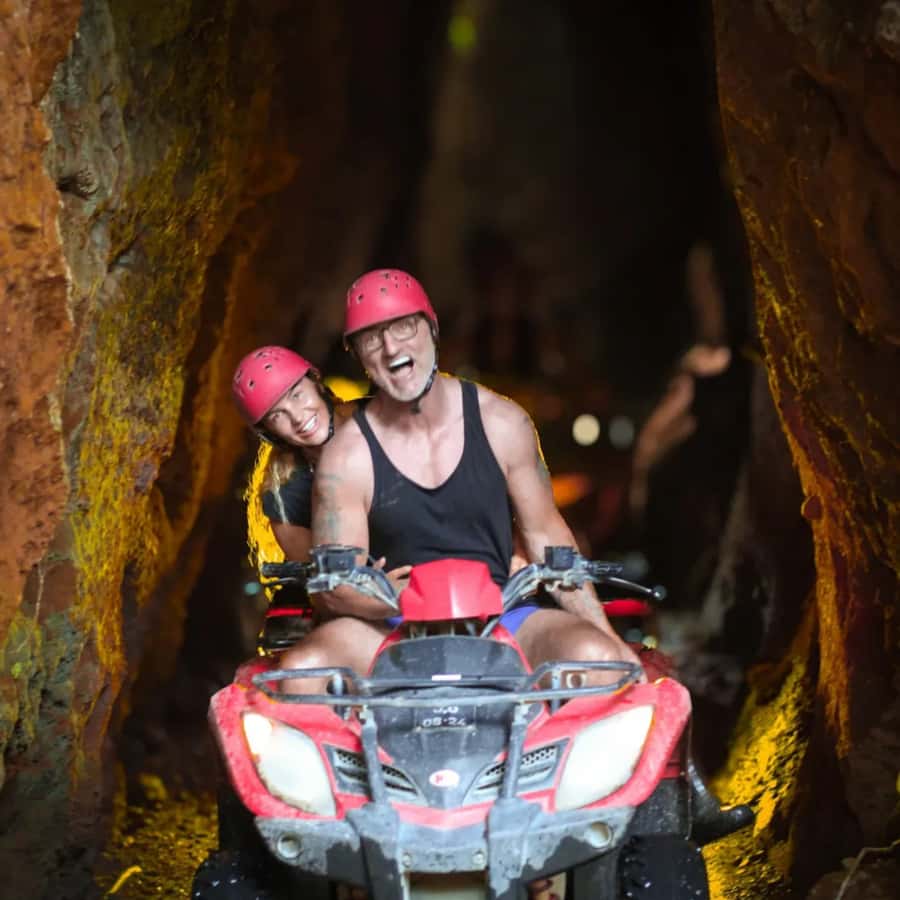 Ubud Bali: Kuber ATV Quad Bike with Long Tunnel & Waterfalls - The route’s big set pieces: 700m cave tunnel and waterfall crossing