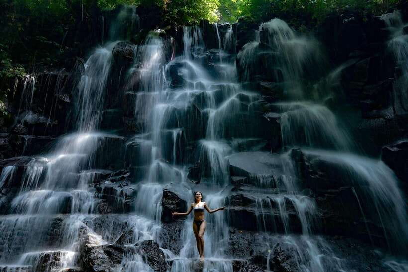 Ubud: Bali Swing hidden waterfall with personal photographer - Bali Swing at Aloha: dress-up fun and photo-ready views
