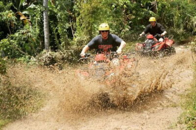 Ubud: Barong Face Cave ATV Quad Bike Ride With Lunch - The Beji River Adventure Bali Stop and Your 1.5-Hour Track Time
