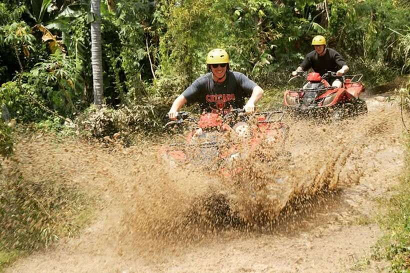 Ubud: Barong Face Cave ATV Quad Bike Ride With Lunch - The Beji River Adventure Bali Stop and Your 1.5-Hour Track Time