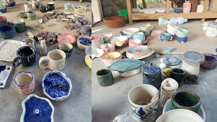 Ubud: Ceramic Pottery Class with 2 kg Clay - Getting there: meeting point, hidden-studio feel, and Grab reality