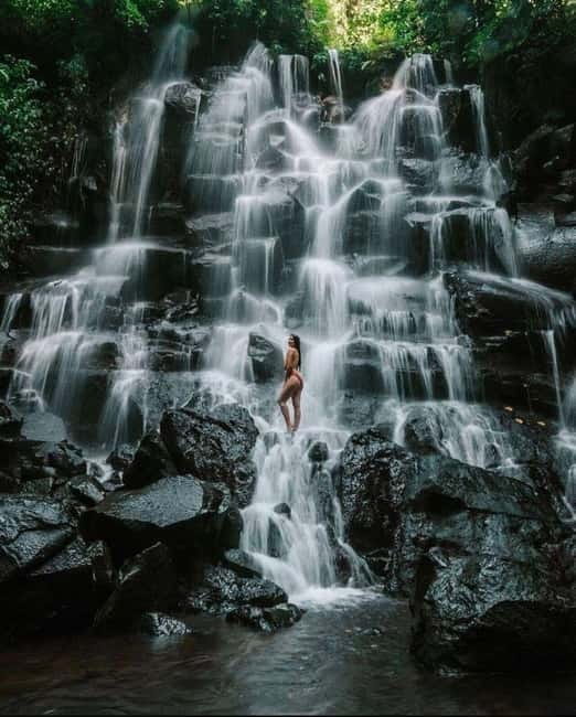 Ubud Experience : Waterfalls, Rice Terraces and Water Temple - Kanto Lampo Waterfall: Getting Close to the Spray