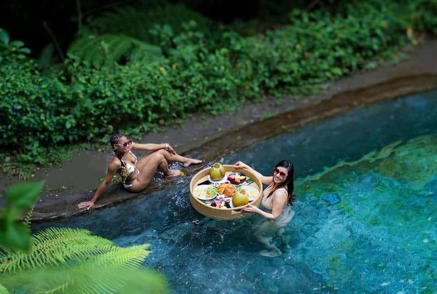 Ubud: Floating Breakfast, Jungle Swing & Spa Romantic Tour - The Floating Breakfast: What It Feels Like and What to Bring