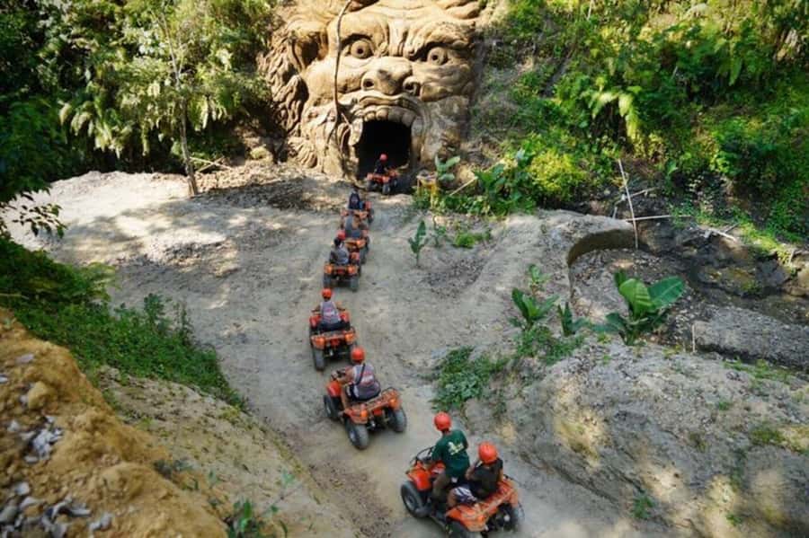 Ubud: Gorilla Cave Tunnel ATV & Beji Guwang Hidden Canyon - Riding the countryside: mud, bamboo, rice paddies, and rural life