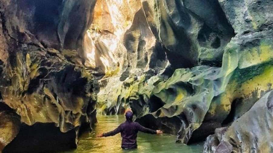 Ubud: Gorilla Cave Tunnel ATV & Beji Guwang Hidden Canyon - Beji Guwang Hidden Canyon: wading, squeezing, and that mossy stone mood