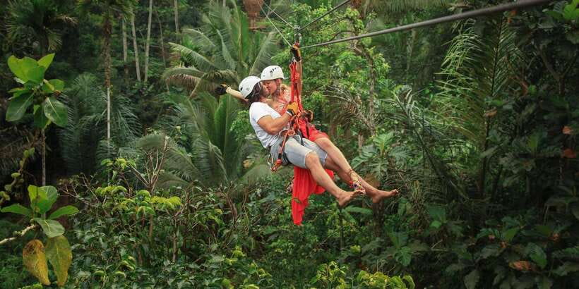 Ubud: Half-Day Zipline and Jungle Swing Adventure - Natural jungle pool: refreshing, beautiful, and stair-heavy