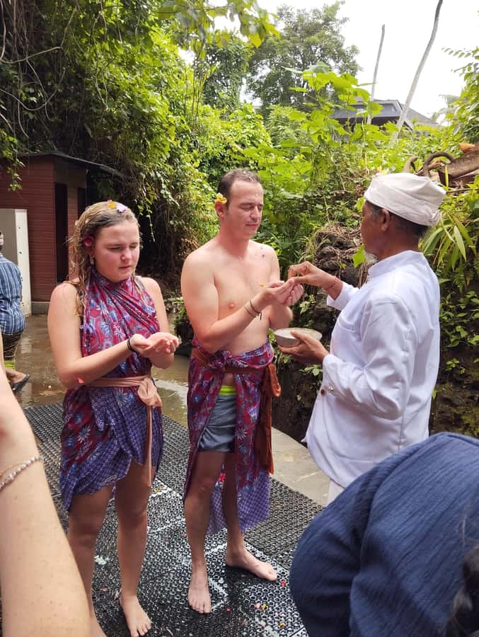 Ubud: Healing & Purification with Shaman at Hidden Temple - The three fountains (left, center, right): what each cleansing is really for