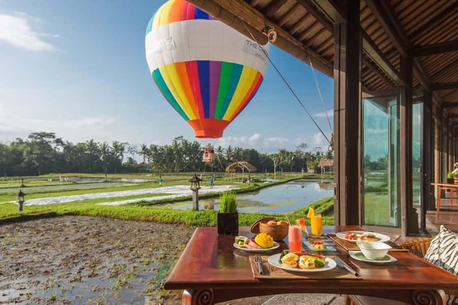 Ubud: Hot Air Balloon Experience - The balloon ride itself: 50 meters up, then calm and controlled