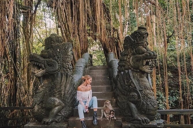 Ubud Jungle Swing - Monkey Forest - Water Temple - Waterfall - Value Check: $45 Plus Tickets, Pickup, Sarong, and AC