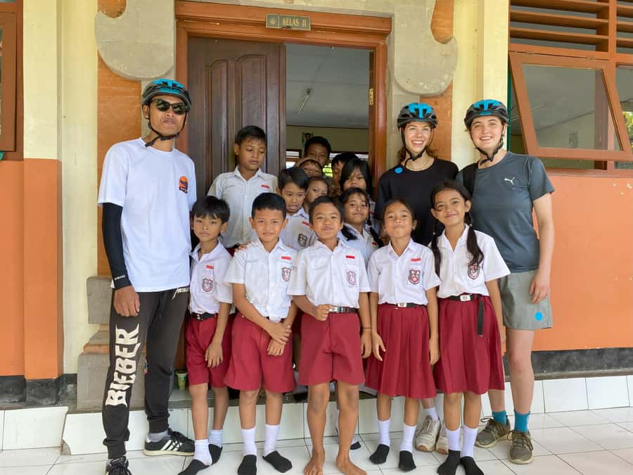Ubud: Kintamani Downhill Cycling with small group & Private - Visiting a Local School: Seeing Bali Through Education