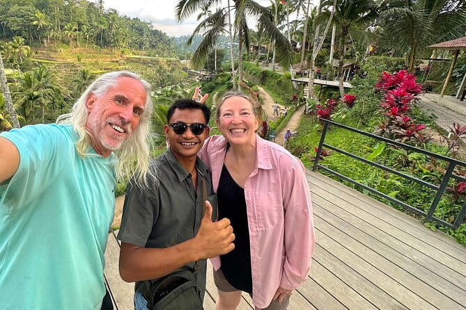 Ubud Monkey Forest Rice Terrace Temple Waterfall Private Tour - Sacred Monkey Forest Sanctuary: how to enjoy the chaos