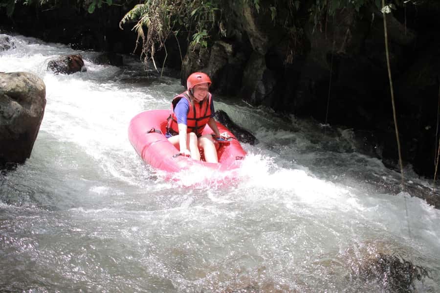 Ubud: Pakerisan Jungle River Tubing Adventure with Lunch - The best parts: waterfall passes, cave-river vibes, and jungle views