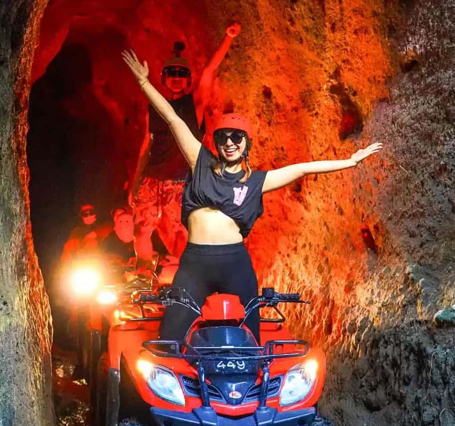 Ubud Quad Bike Tour with Waterfall, Long Tunnel, and Lunch - Entering Kuber Bali Adventure: gear, briefing, and how it starts
