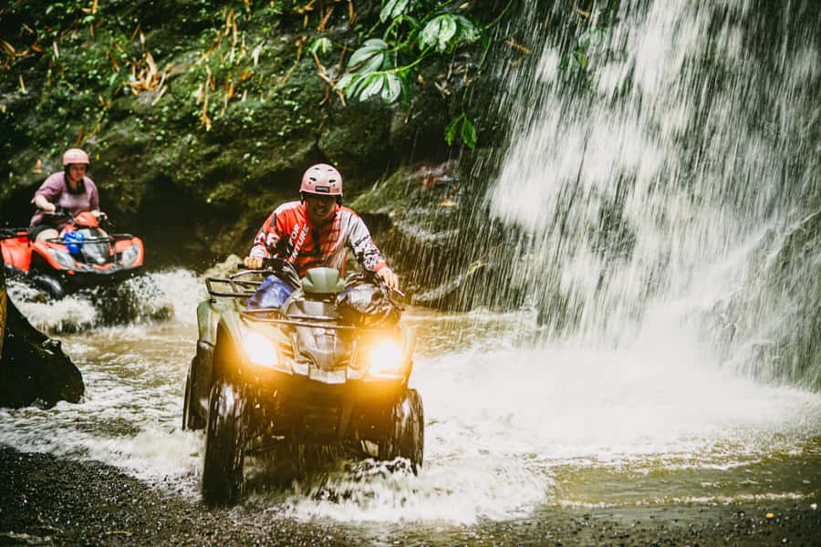 Ubud Quad Bike Tour with Waterfall, Long Tunnel, and Lunch - Waterfall stop: a real breather, not just a photo break