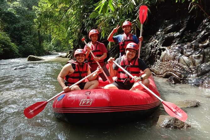 Ubud Rafting (Include Lunch and Return Transportation) - Gear, stairs, and getting ready on site