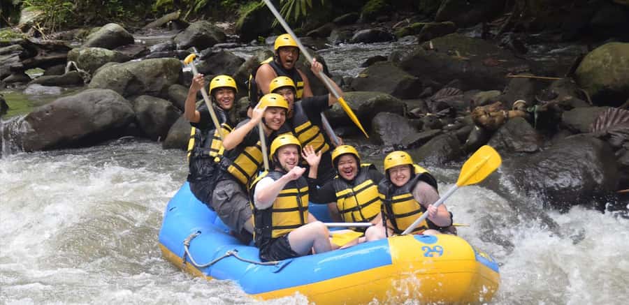 Ubud Rafting with Hotel Transfers and Lunch - The Ubud River Run: 14 Km, 28 Rapids, and Real Splash Time