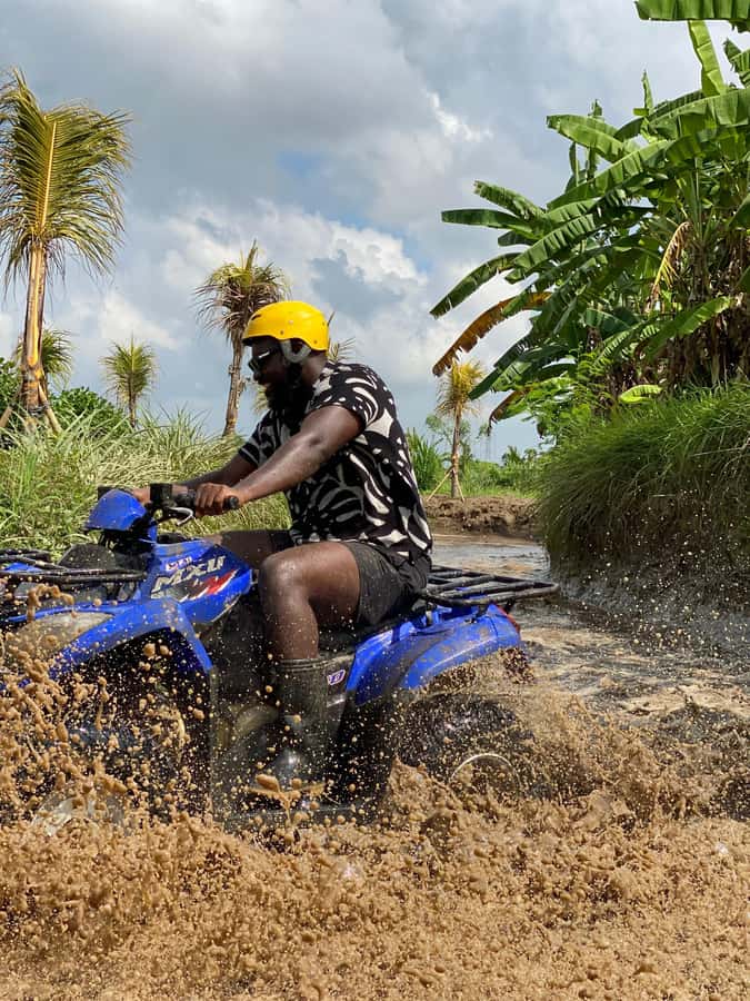 Ubud: Rice Teracces,Gorila Face ATV & Rafting - Rice terraces plus Gorilla Face: the scenery stop that isn’t just a photo break