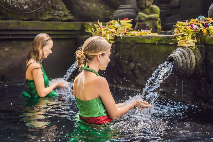 Ubud: Rice Terrace, Holy Water Temple & Waterfalls Trek Tour - Lunch Buffet and Coffee Tasting: Simple Food, Better Timing