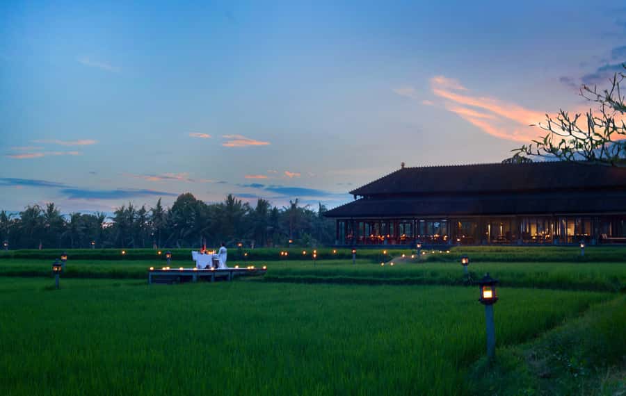 Ubud: Romantic Dinner among the Rice Fields - Entering Tanah Gajah and finding your candlelit table