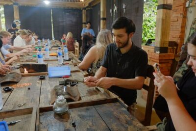 Ubud Silver Class Jewelry making in bali - Your 3-hour rhythm: tea, sketching, then hands-on metalwork