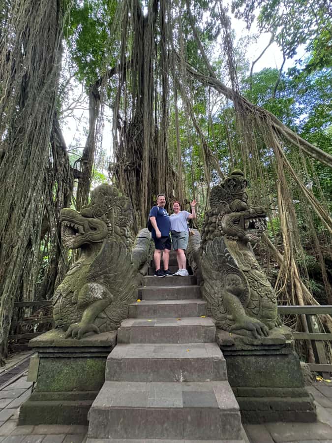 Ubud: Temple, Swing, Waterfall, Rice Terrace & Monkey Forest - Tegenungan Waterfall: the end-of-day payoff
