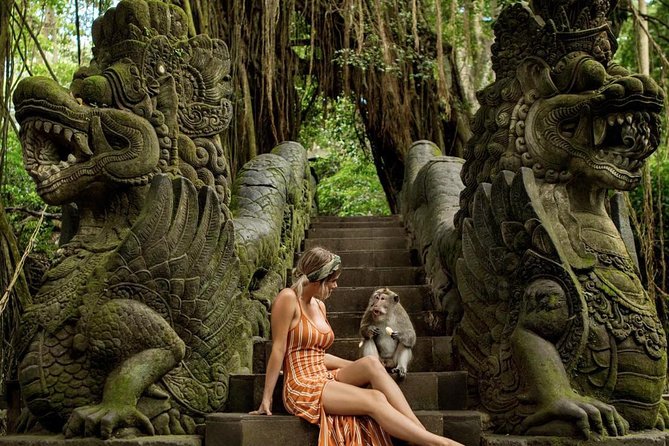 Ubud Tour with Swing, Temple, Monkey Forest, and Waterfall - Tegenungan Waterfall: swim time, not just a look-from-the-path