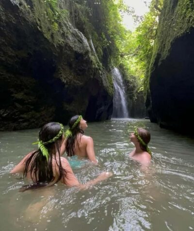 Ubud: Trekking Through Rivers & Forests to Three Waterfalls - Goa Rang Reng and the three-waterfall rhythm