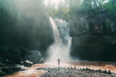 Ubud: Waterfall, Rice Terrace & Temple Private Day Tour - Tegenungan Waterfall: where you go for the big splash moments