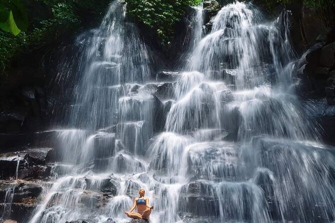 Ubud Waterfalls, Temple and Rice Terrace - Private Tour - Kanto Lampo Waterfall: Tiered Cascades and Swim-Under-Strength Water