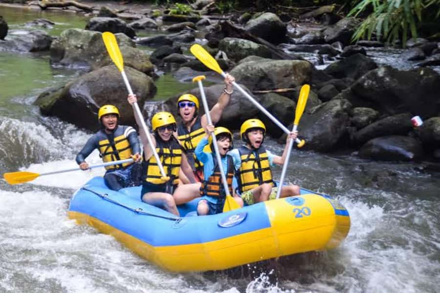 Ubud: Zip-line Adventure, River Rafting & Rice Terraces Tour - Ayung River rafting: class II–III rapids and how to prepare